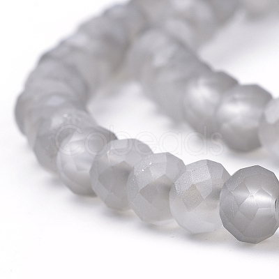 Electroplate Glass Beads Strands X-EGLA-S141-4mm-01D-1