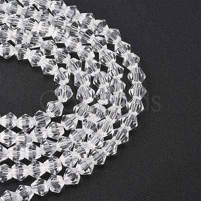 Transparent Glass Beads Strands EGLA-A039-T4mm-D13-1