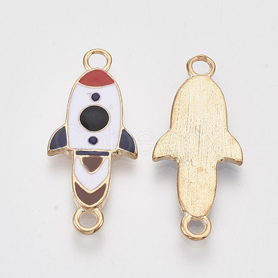 Spaceflight Theme Light Gold Tone Alloy Links connectors PALLOY-T072-005LG-1
