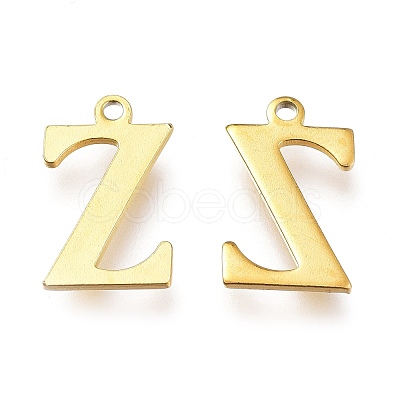 PVD Vacuum Plating  304 Stainless Steel Charms STAS-H112-Z-G-1