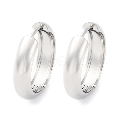 316 Surgical Stainless Steel Hoop Earrings for Women EJEW-G429-01C-P-1