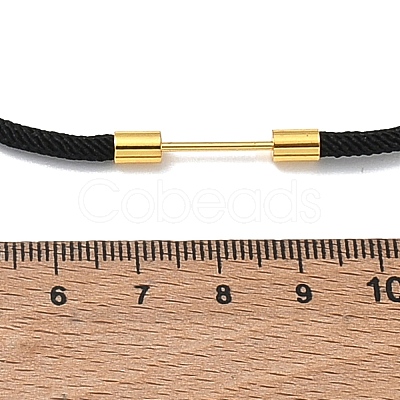 Adjustable Nylon Cord Necklace Making KK-CBACFA2-02G-29-1