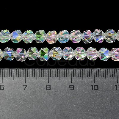 Electroplate Glass Beads EGLA-L018-B-AB04-1
