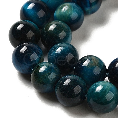 Grade AB+ Dyed Natural Tiger Eye Beads Strands G-G102-A02-03-1