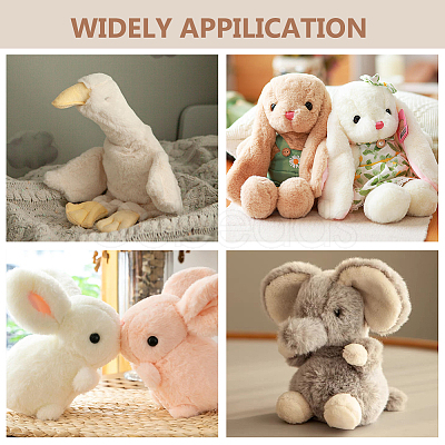 Plush Cloth Fabric DIY-WH0542-40A-1