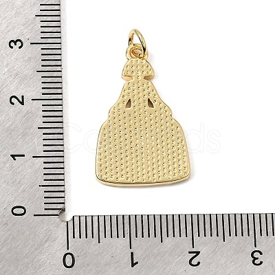 Brass Enamel Pendants KK-CBAA41C-13G-1