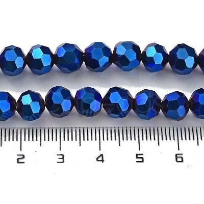 Electroplate Glass Bead Strands LS-EGLA-R042-8mm-01-1