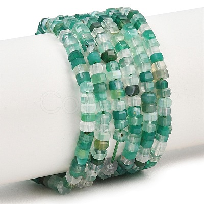Natural Agate Beads Strands G-G345-C34-2x4mm-1