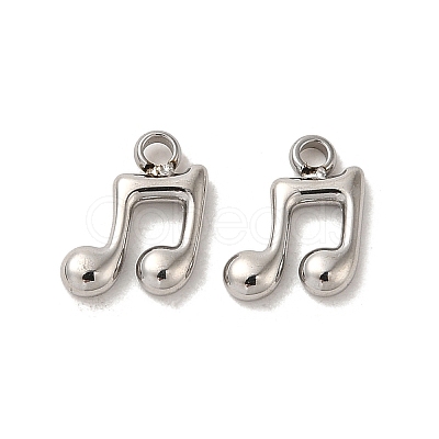 Non-Tarnish 304 Stainless Steel Charms STAS-L022-301P-1