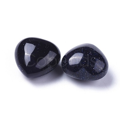 Synthetic Blue Goldstone Beads G-FS0001-78C-1