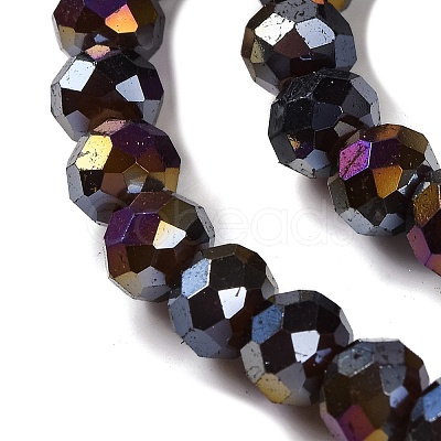 Baking Electroplate Glass Beads Strands DGLA-A039-J10mm-B20-1