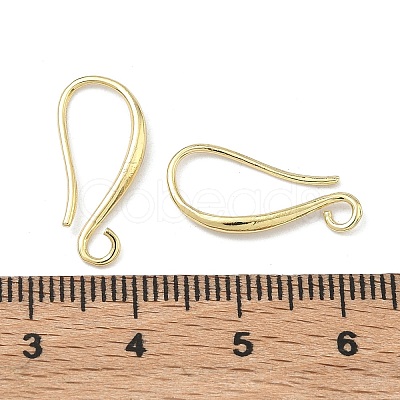 Brass Earring Hooks KK-F936-01G-1