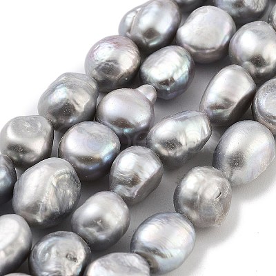 Dyed Natural Cultured Freshwater Pearl Beads Strands PEAR-P062-30C-1