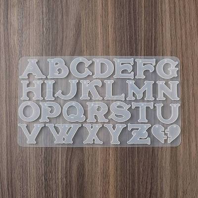 Letter A~Z & Heart DIY Silicone Pendant Molds SIMO-G010-09-1