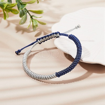 Nylon Threads Braided Bracelet BJEW-SW00058-2-1