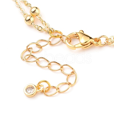Double Layer Anklets AJEW-AN00309-05-1