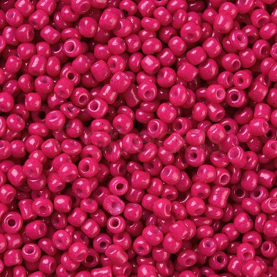 Baking Paint Glass Seed Beads SEED-S001-K5-1