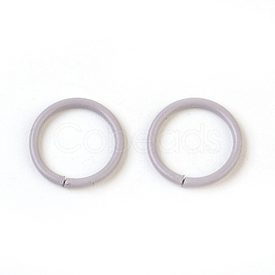 Spray Painted Iron Open Jump Rings LS-IFIN-F149-B09-1