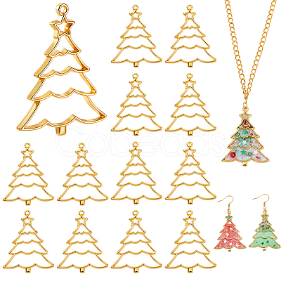 20Pcs Zinc Alloy Open Back Bezel Pendants FIND-GA0004-96-1