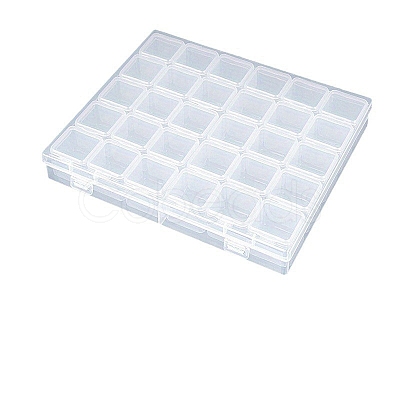30 Slots Plastic Craft Organizer Case PW-WG63445-01-1