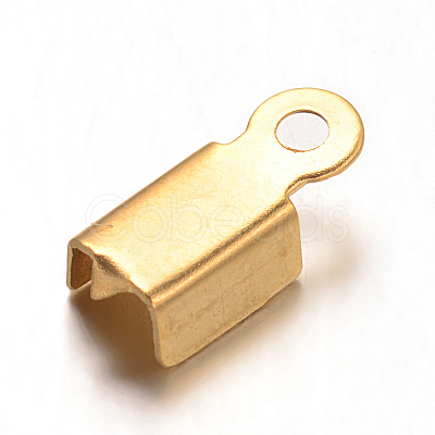 Ion Plating(IP) 304 Stainless Steel Folding Crimp Ends X-STAS-F075-27-1