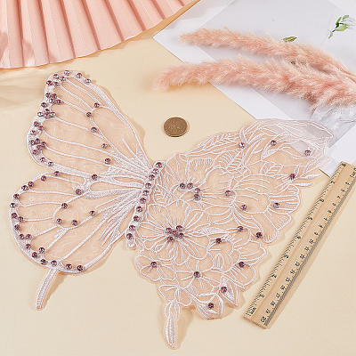 Ppolyester & Resin Thread Iron on/Sew On Patches PATC-WH20007-05E-1