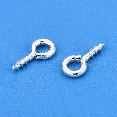Brass Screw Eye Pin Peg Bails KK-A171-23S-1