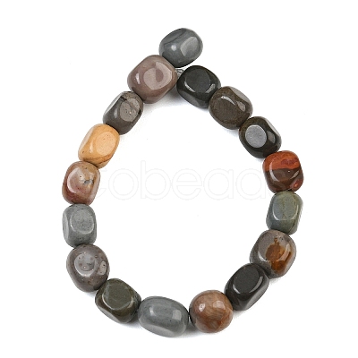 Natural Picasso Stone/Polychrome Jasper Beads Strands GG-CBA787B-A30-1