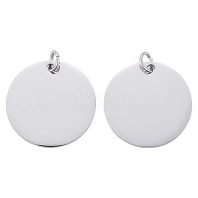 Tarnish Resistant 201 Stainless Steel Pendants STAS-S105-T637-1-20-1