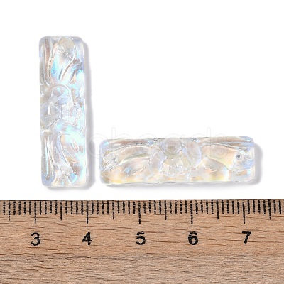 Baking Paint Glass Pendants GLAA-S202-16-1