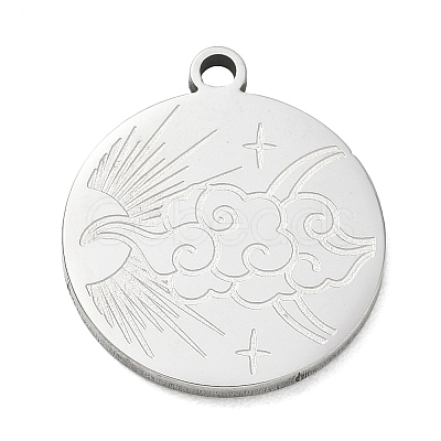 201 Stainless Steel Pendants SA-CBA3D3A-05P-27-1