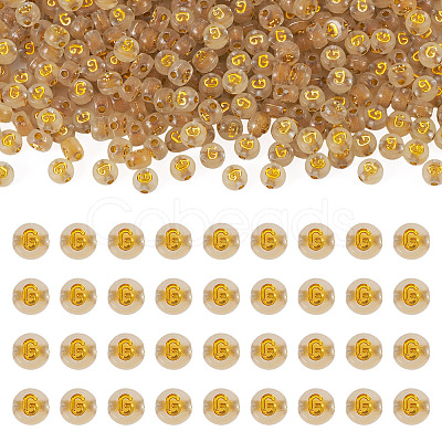 50G Luminous Transparent Acrylic Beads OACR-TAD0001-01G-1