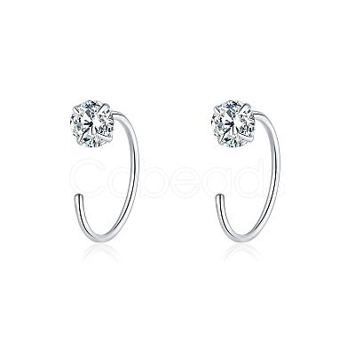 999 Fine Silver Stud Earrings FS-WG1D9DE-11-1