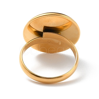 Ion Plating(IP) 304 Stainless Steel Finger Rings Components STAS-P291-02E-G-1