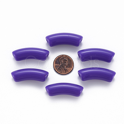 Opaque Acrylic Beads MACR-S372-001B-S017-1