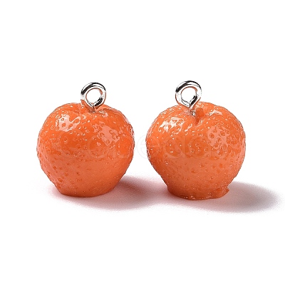 Cute Opaque Resin Pendants LS-RESI-L037-13A-1