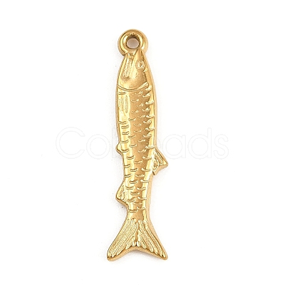 304 Stainless Steel Pendants STAS-K287-08A-G-1