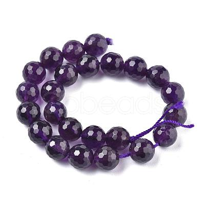 Natural Amethyst Beads Strands X-G-C073-8mm-3-1