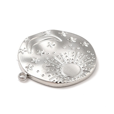 Non-Tarnish 304 Stainless Steel Pendants STAS-A066-02P-1