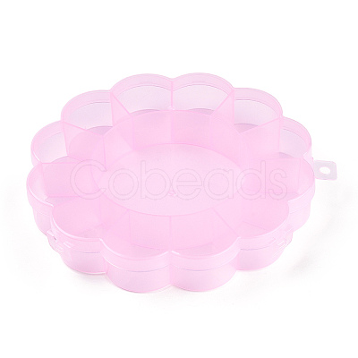 Flower Plastic Bead Storage Containers CON-Q023-21A-1