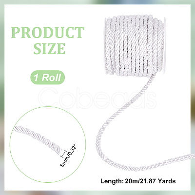 3-Ply Polyester Twisted Cord OCOR-WH0071-038C-1