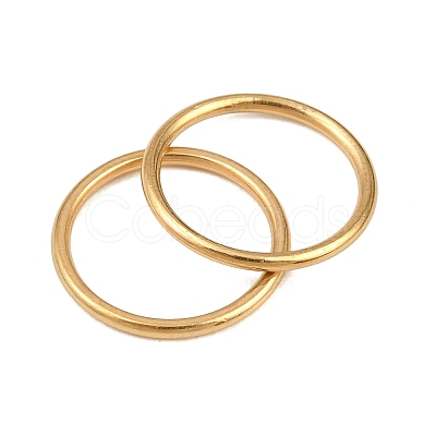 Ion Plating(IP) 304 Stainless Steel Closed Jump Rings STAS-G393-06G-11-1