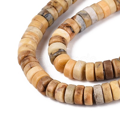 Natural Huanglong Jade Beads Strands G-N367-03A-03-1