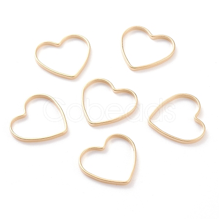 Brass Linking Rings KK-Y003-02E-G-1