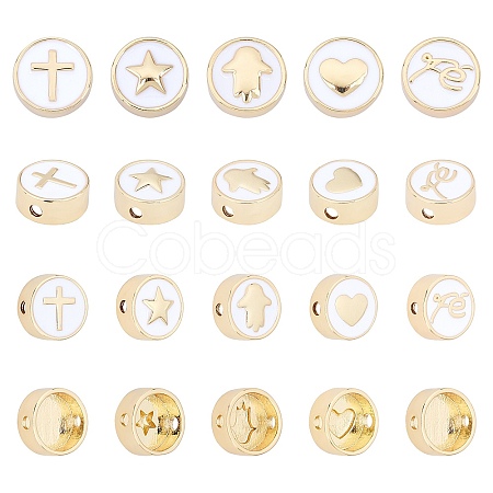 ARRICRAFT Brass Enamel Beads KK-AR0001-89G-1