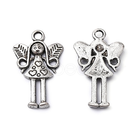 Tibetan Style Alloy Fairy Pendants LS-TIBEP-S613-AS-FF-1
