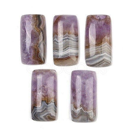 Natural Amethyst Lace Agate Pendants G-A244-10A-1