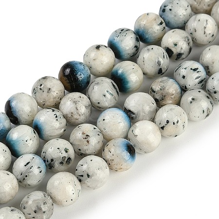 Natural Blue Ice Glacierite Stone Beads Strands G-H062-A04-02-1