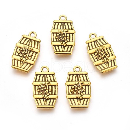 Tibetan Style Alloy Pendants X-TIBEB-A11923-AG-FF-1