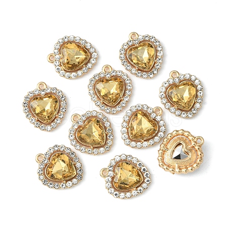 Alloy Crystal Rhinestone Charms ALRI-YW0001-01A-1